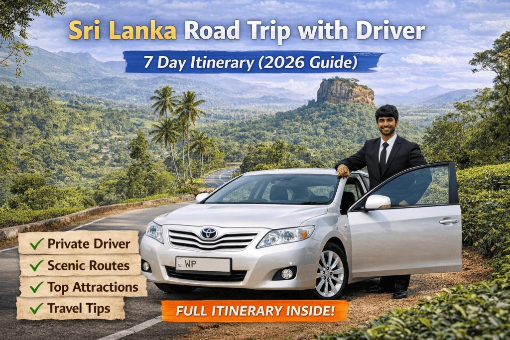 Sri Lanka Road Trip with Driver – 7 Day Itinerary