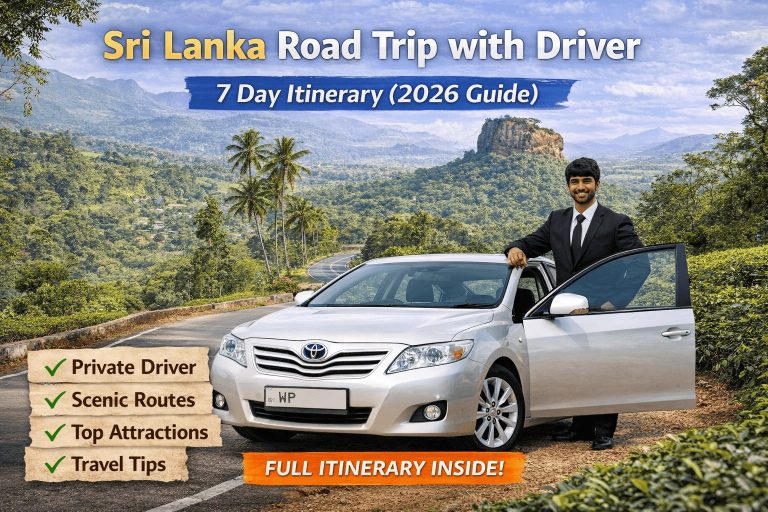Sri Lanka Road Trip with Driver – 7 Day Itinerary