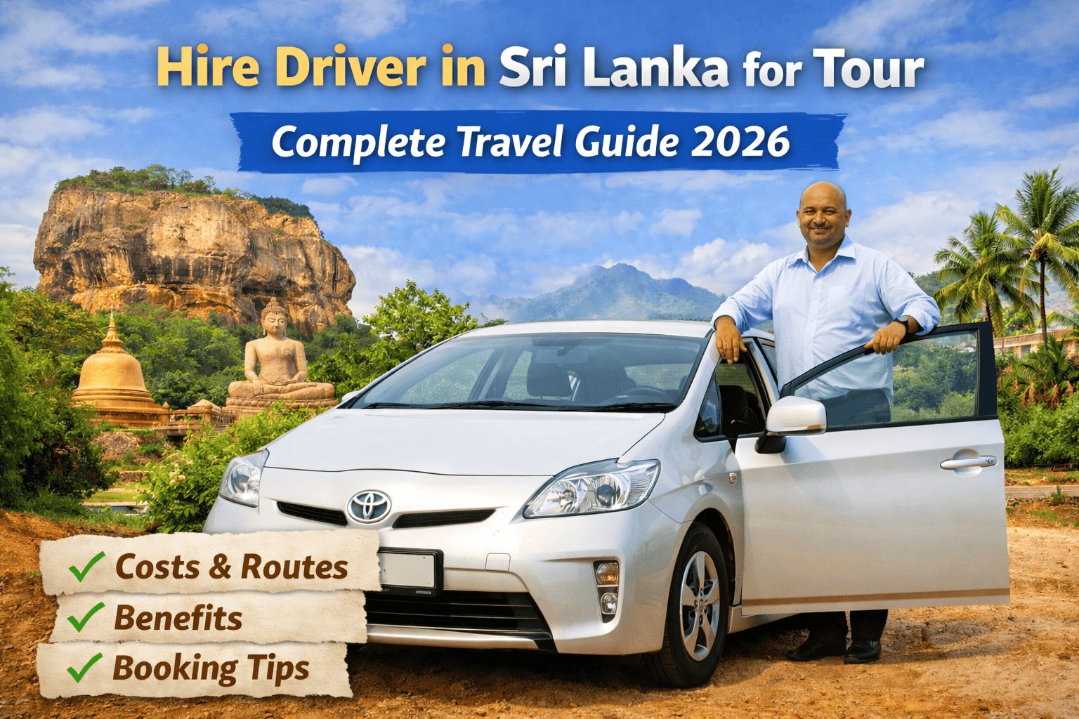 Looking to hire a driver in Sri Lanka for your tour? Discover prices, routes, benefits, and expert tips for a smooth travel experience in 2026.